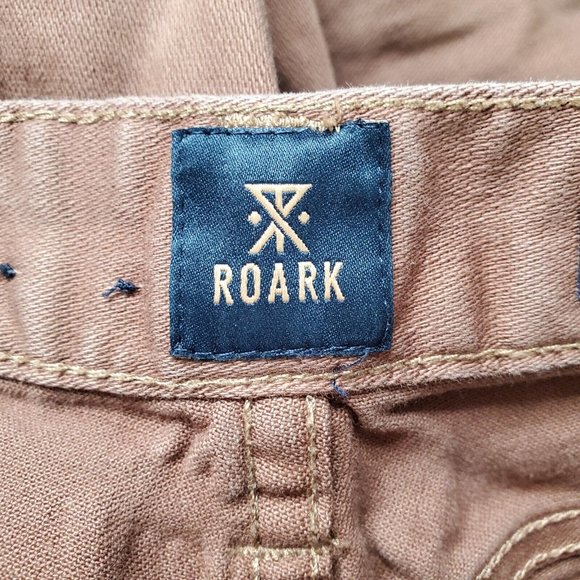 Roark Standard Slim Fit Jeans Mens Size 30 x 32 (measures 30x31) Low Rise Brown - Picture 5 of 9